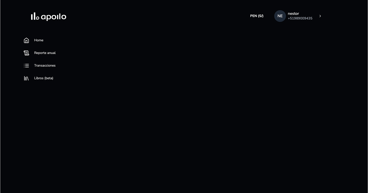 Dashboard Interface